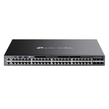 TP-LINK (SG6654XHP) Omada 48-Port Gigabit Stackable L3 Managed PoE+ Switch with 6x 10G SFP+ Slots