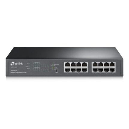 TP-LINK (TL-SG1016PE) 16-Port Gigabit Easy Smart Desktop/Rackmount Switch