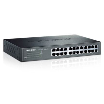 TP-LINK (TL-SG1024D) 24-Port Gigabit Unmanaged  Desktop/Rackmount Switch