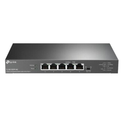 TP-LINK (TL-SG105PP-M2) 5-Port 2.5G Desktop Switch with 4-Port PoE++